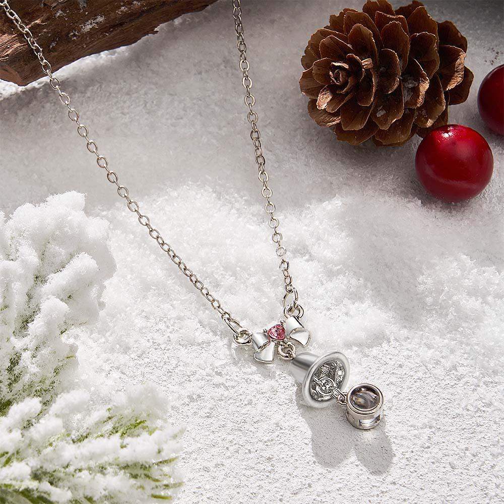 Custom Projection Necklace Christmas Bells Unique Gift - soufeelus