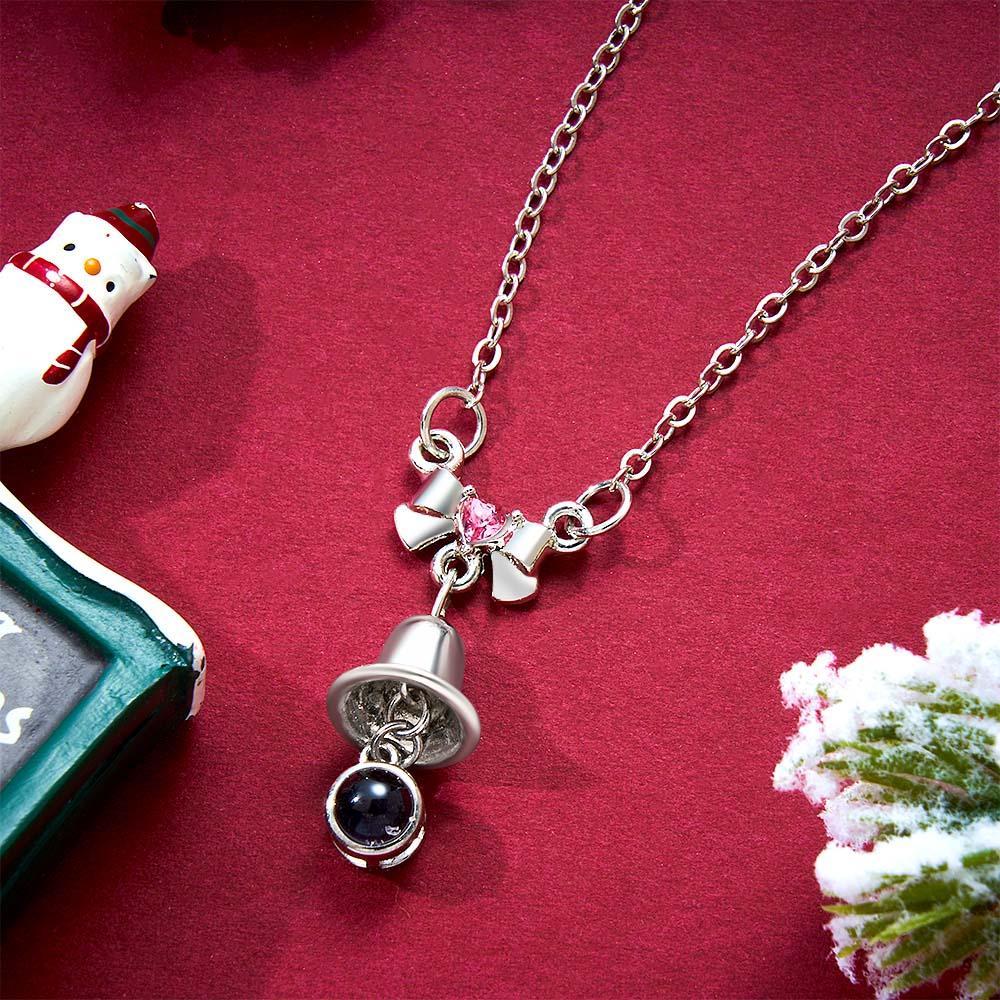 Custom Projection Necklace Christmas Bells Unique Gift - soufeelus