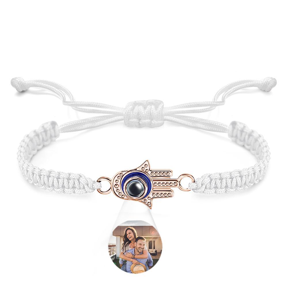 Custom Projection Bracelet Evil Eye Fashion Men's Gift - soufeelus