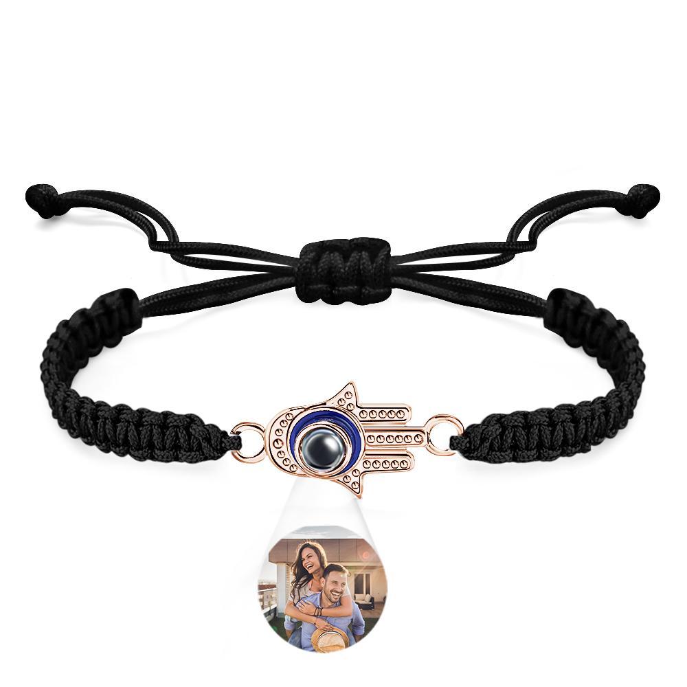 Custom Projection Bracelet Evil Eye Fashion Men's Gift - soufeelus