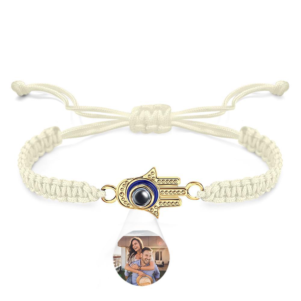 Custom Projection Bracelet Evil Eye Fashion Men's Gift - soufeelus