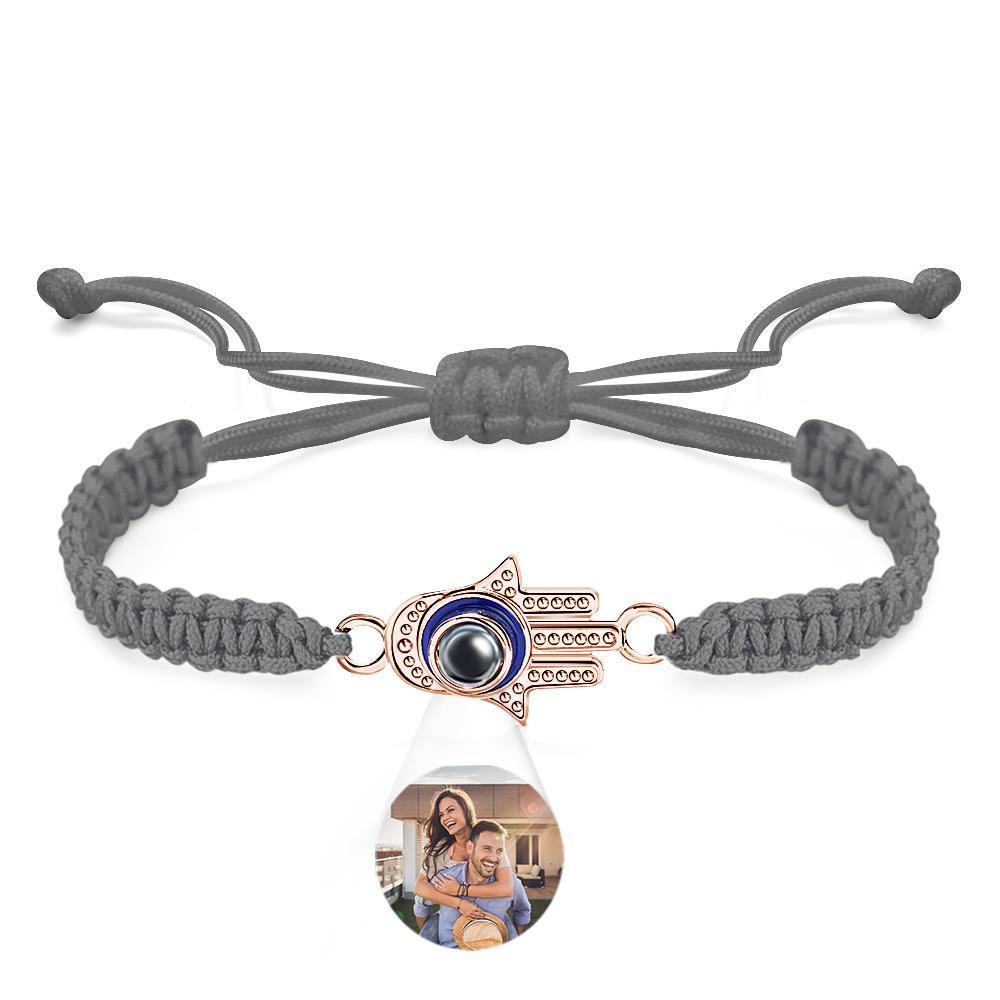 Custom Projection Bracelet Evil Eye Fashion Men's Gift - soufeelus