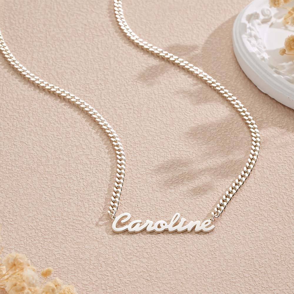 Custom Name Necklace Various Options Necklace Custom Initial Necklace Letter Name Necklace Gift for Her - soufeelus