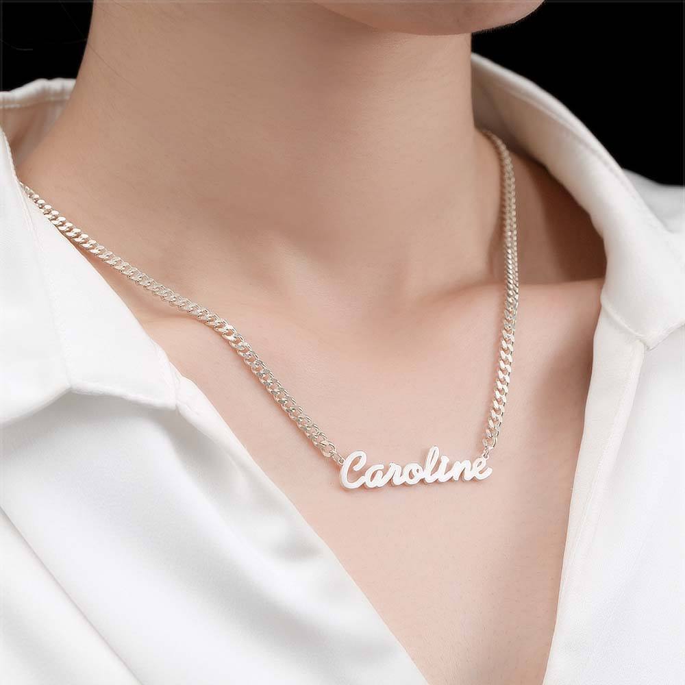 Custom Name Necklace Various Options Necklace Custom Initial Necklace Letter Name Necklace Gift for Her - soufeelus