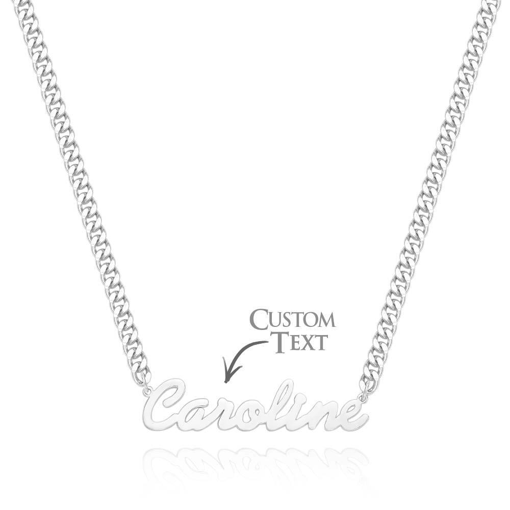 Custom Name Necklace Various Options Necklace Custom Initial Necklace Letter Name Necklace Gift for Her - soufeelus