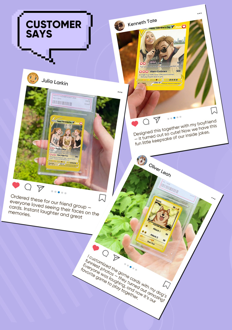 Custom Poke Card, Gift For dad, Father's Day Gift, Custom Poke Present detail image 9