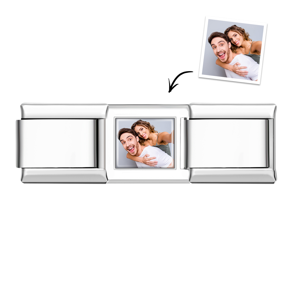 Custom Photo Italian Charm For Italian Charm Bracelets Composable Link