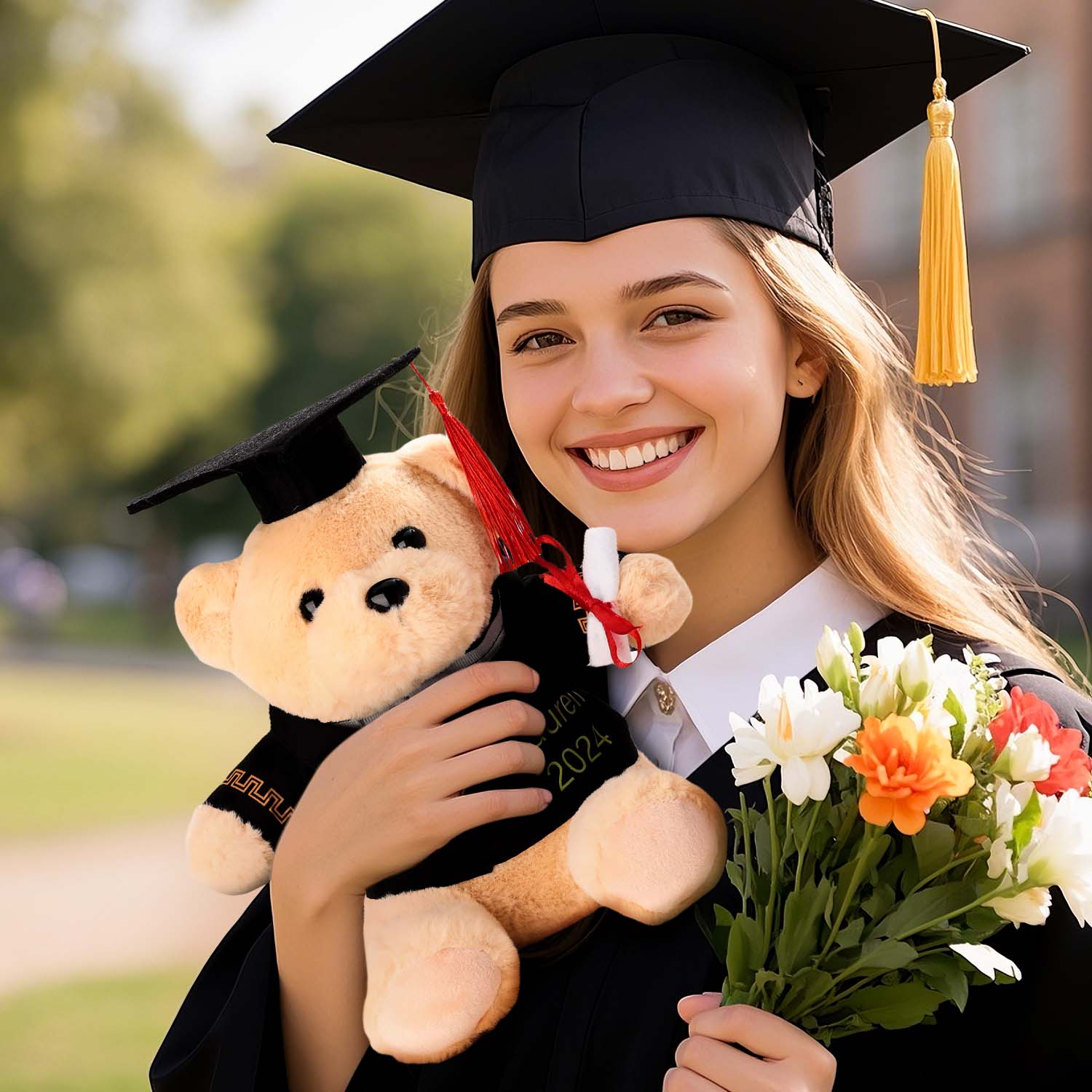 Personalized Graduation Teddy Bear Custom Dolls Graduation Gifts detail
