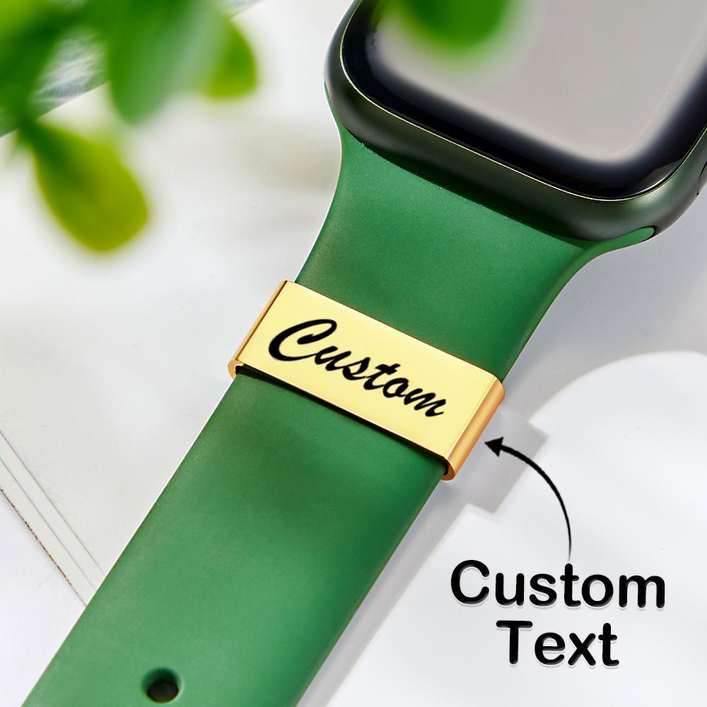 Custom Engraving Watch Accessories Personalized Watch Decoration - soufeelus