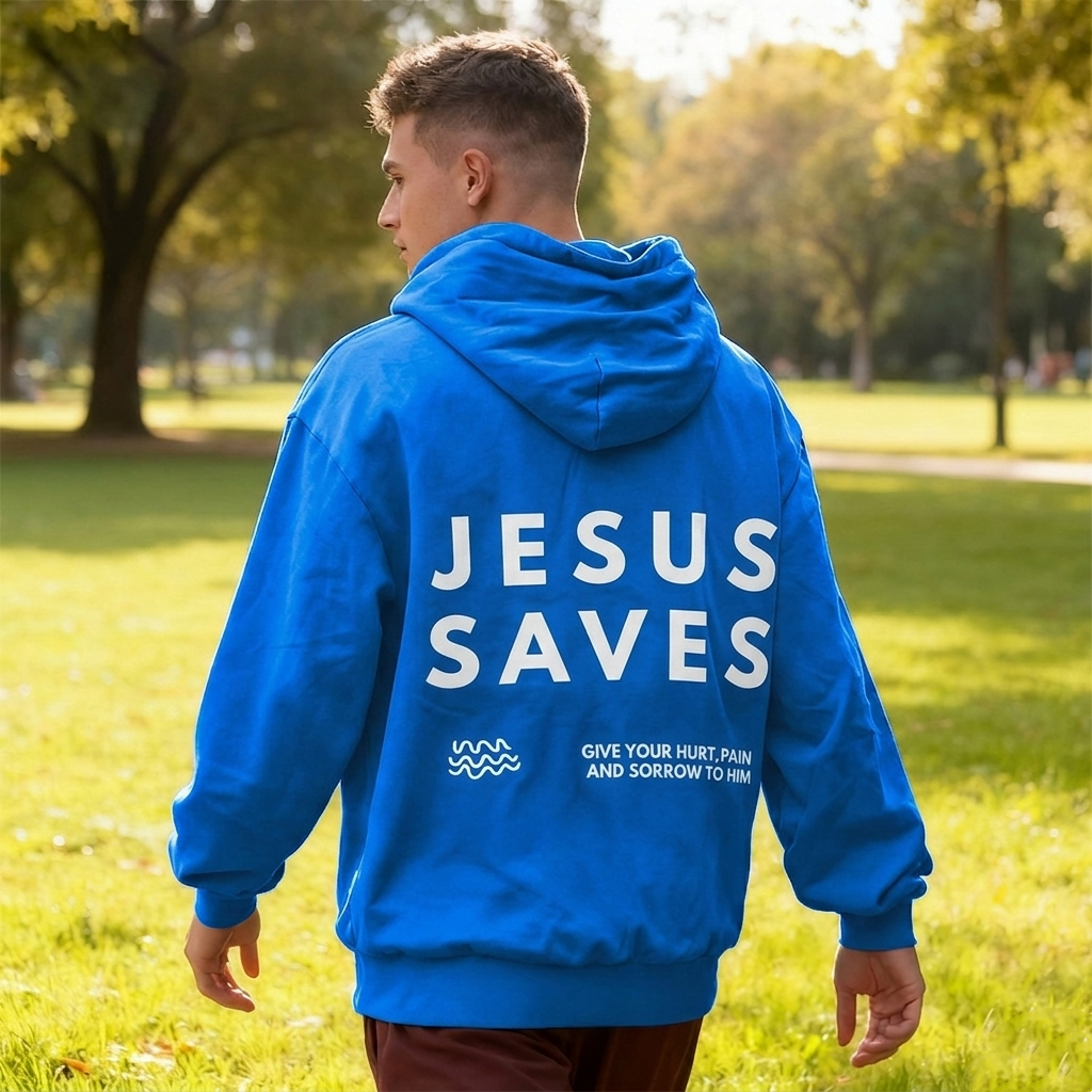 Living Word Hoodie Jesus Saves Hoodie Christian Gifts
