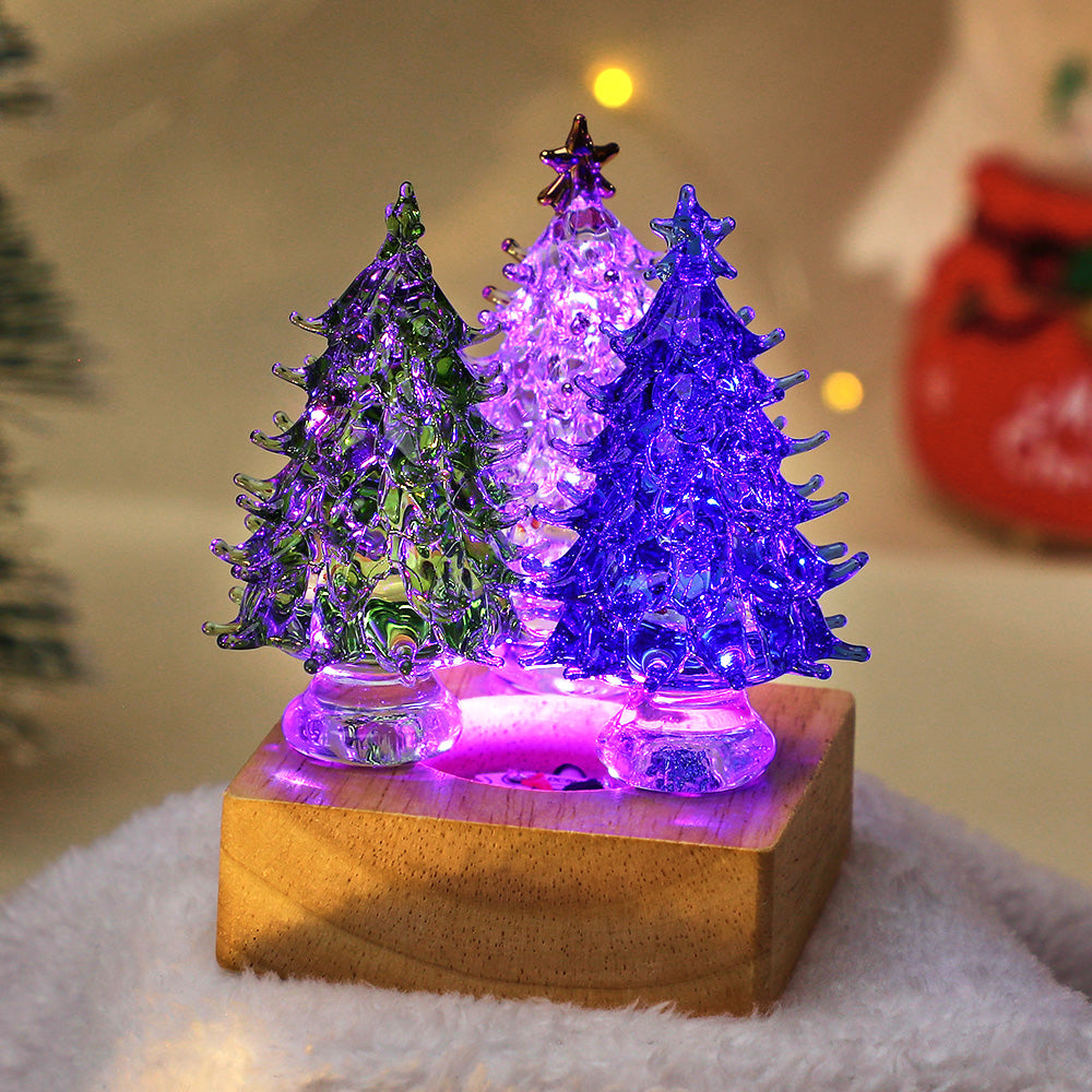 USB Wooden Square Base - Colorful Gradient - soufeelus