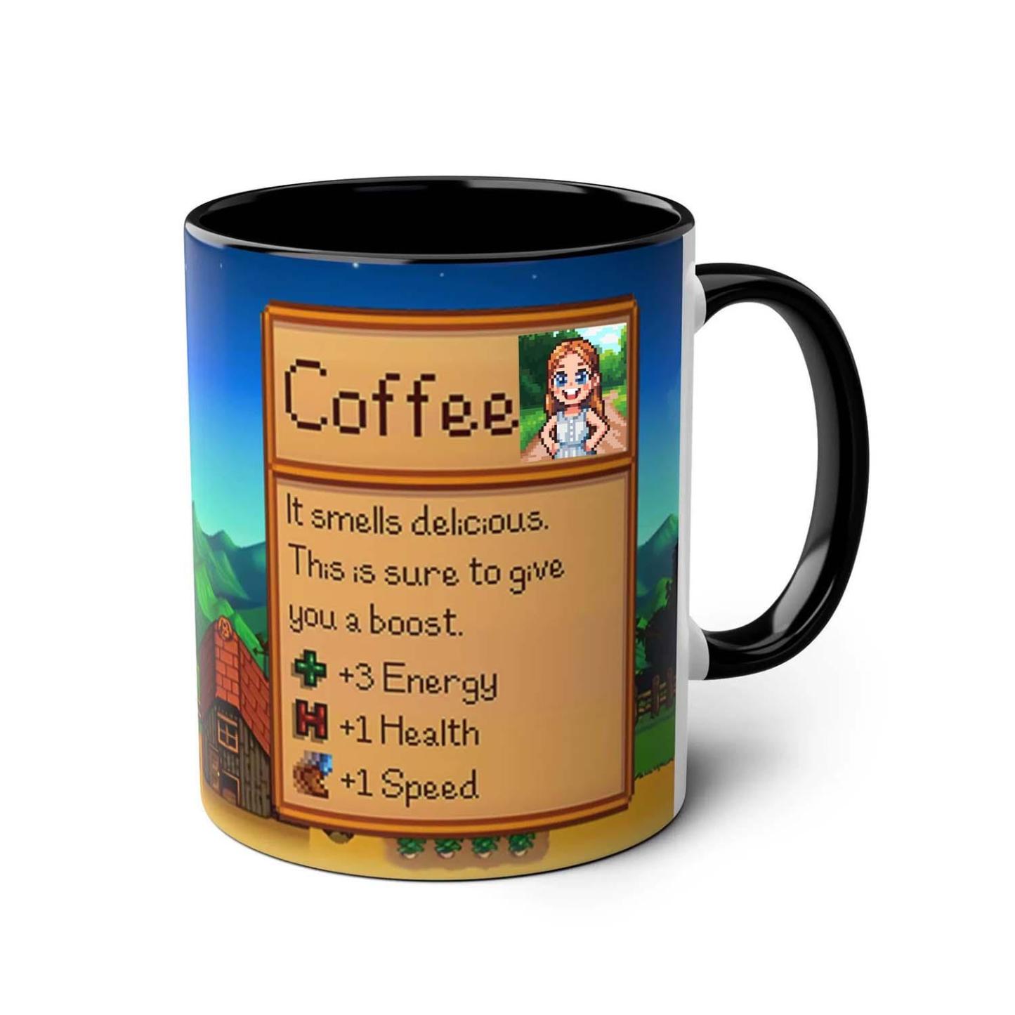 Custom Pixel Style Photo Mug Stylish Coffee Mug for Home & Office Heat-Resistant Tea Cup with Unique Designs Best Gift for Her