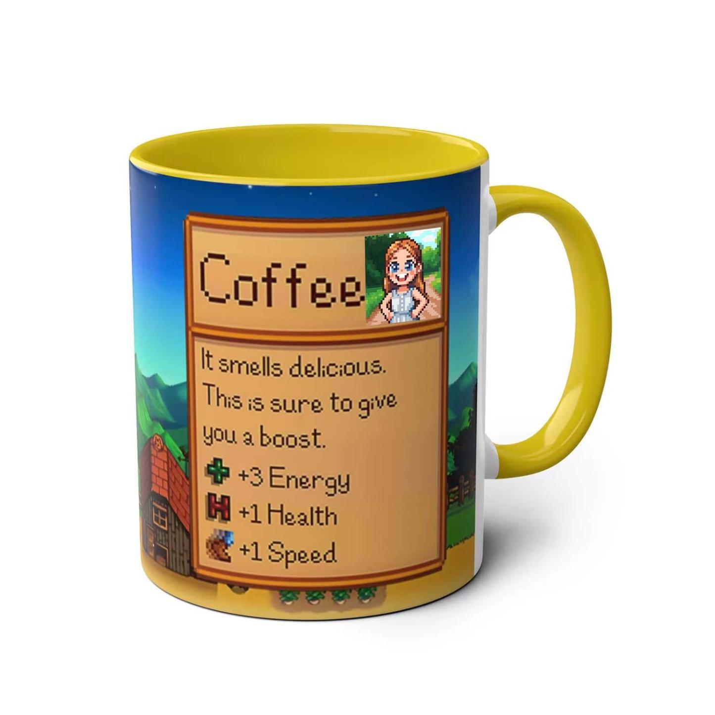 Custom Pixel Style Photo Mug Stylish Coffee Mug for Home & Office Heat-Resistant Tea Cup with Unique Designs Best Gift for Her