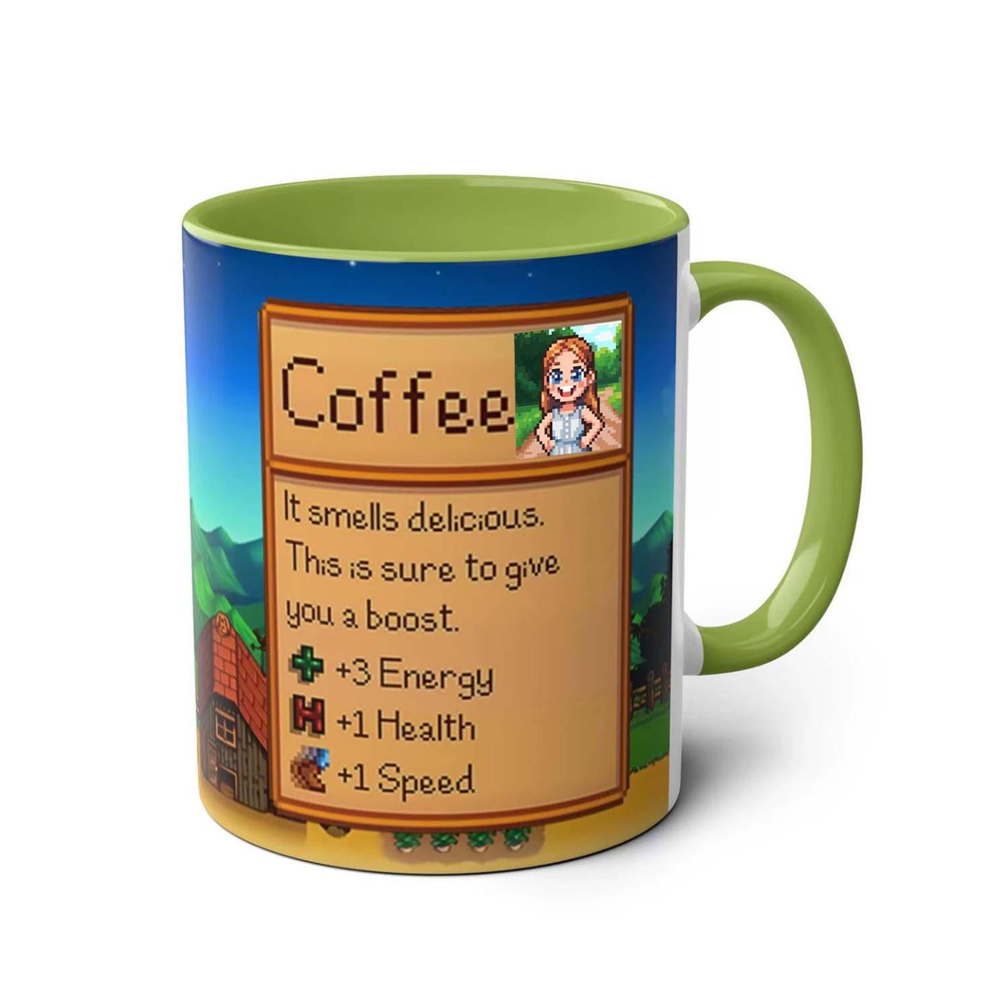 Custom Pixel Style Photo Mug Stylish Coffee Mug for Home & Office Heat-Resistant Tea Cup with Unique Designs Best Gift for Her