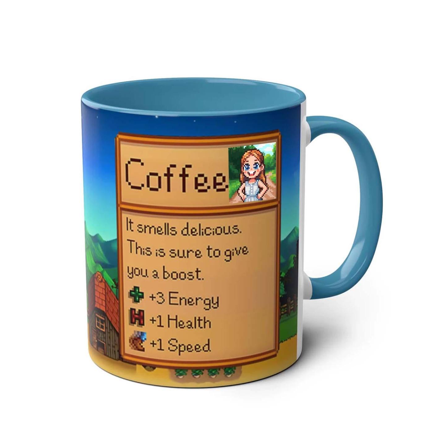 Custom Pixel Style Photo Mug Stylish Coffee Mug for Home & Office Heat-Resistant Tea Cup with Unique Designs Best Gift for Her