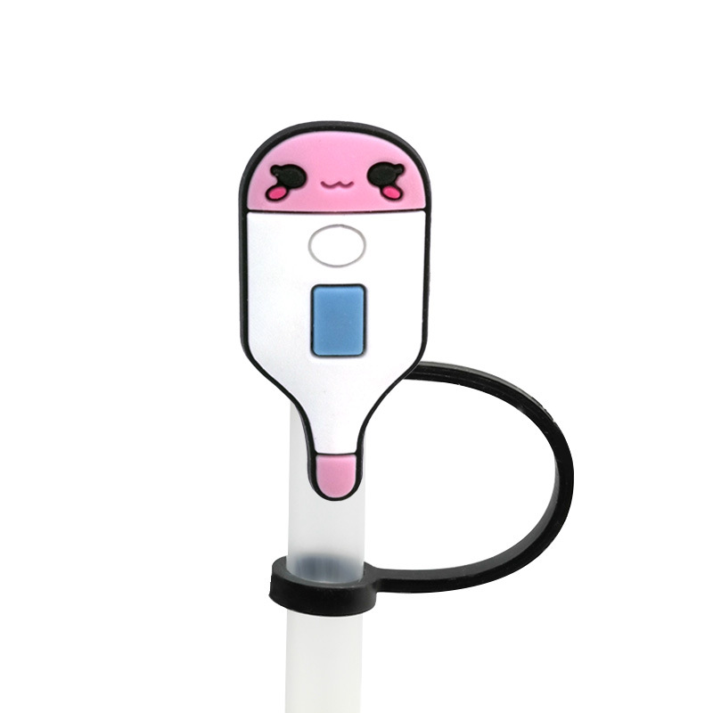 Thermometer Silicone Straw Protective Cover