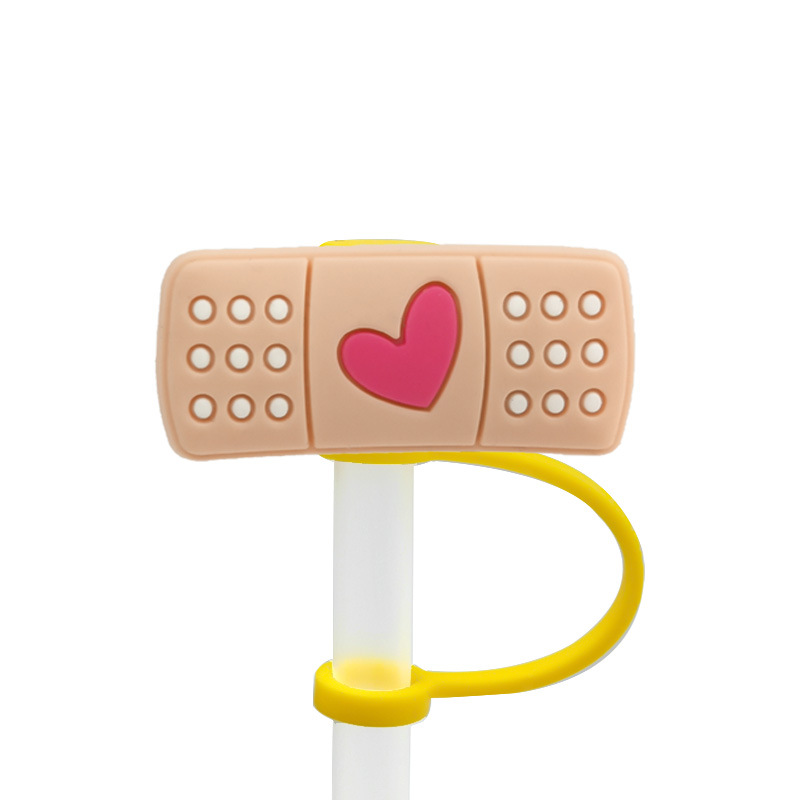 Band-Aid Silicone Straw Protective Cover