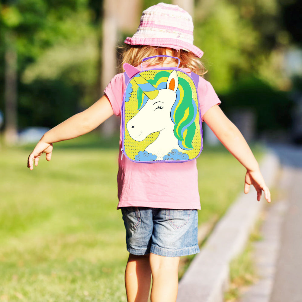 DIY Doodle Rainbow Unicorn Bags With Cute Animal Patterned for Kid's - soufeeltest