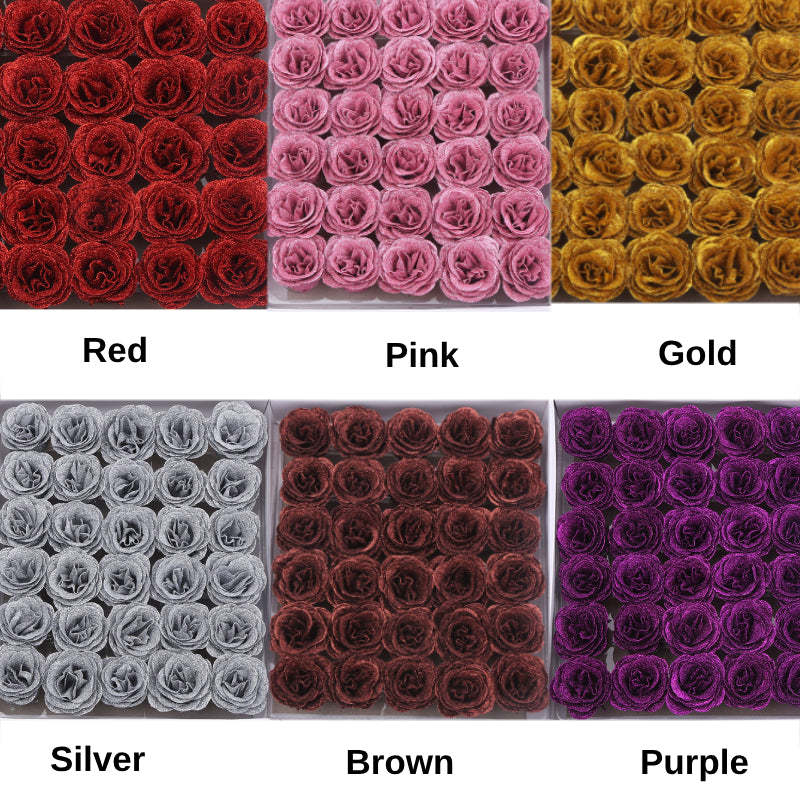 Glitter Rose Bouquet Best Valentine's Day Anniversary Gift for Her - soufeelus