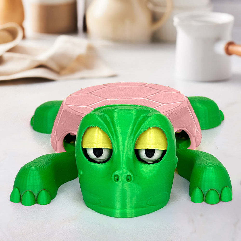 3D Printed Funny Turtle Coaster Creative Open Eyed Turtle Cup Holder Gift for Turtle Lover - soufeelus