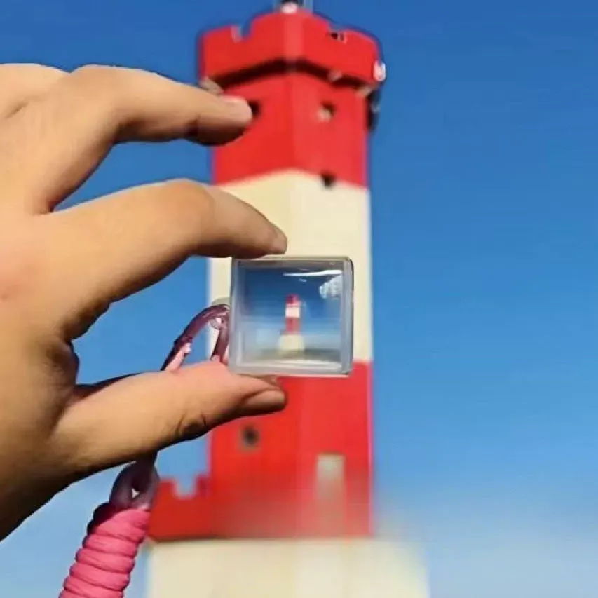 Pixel Filter Keychain Mosaic Filter Keychain Pixel Stylized Lens Pixel Window Keychain - soufeelus