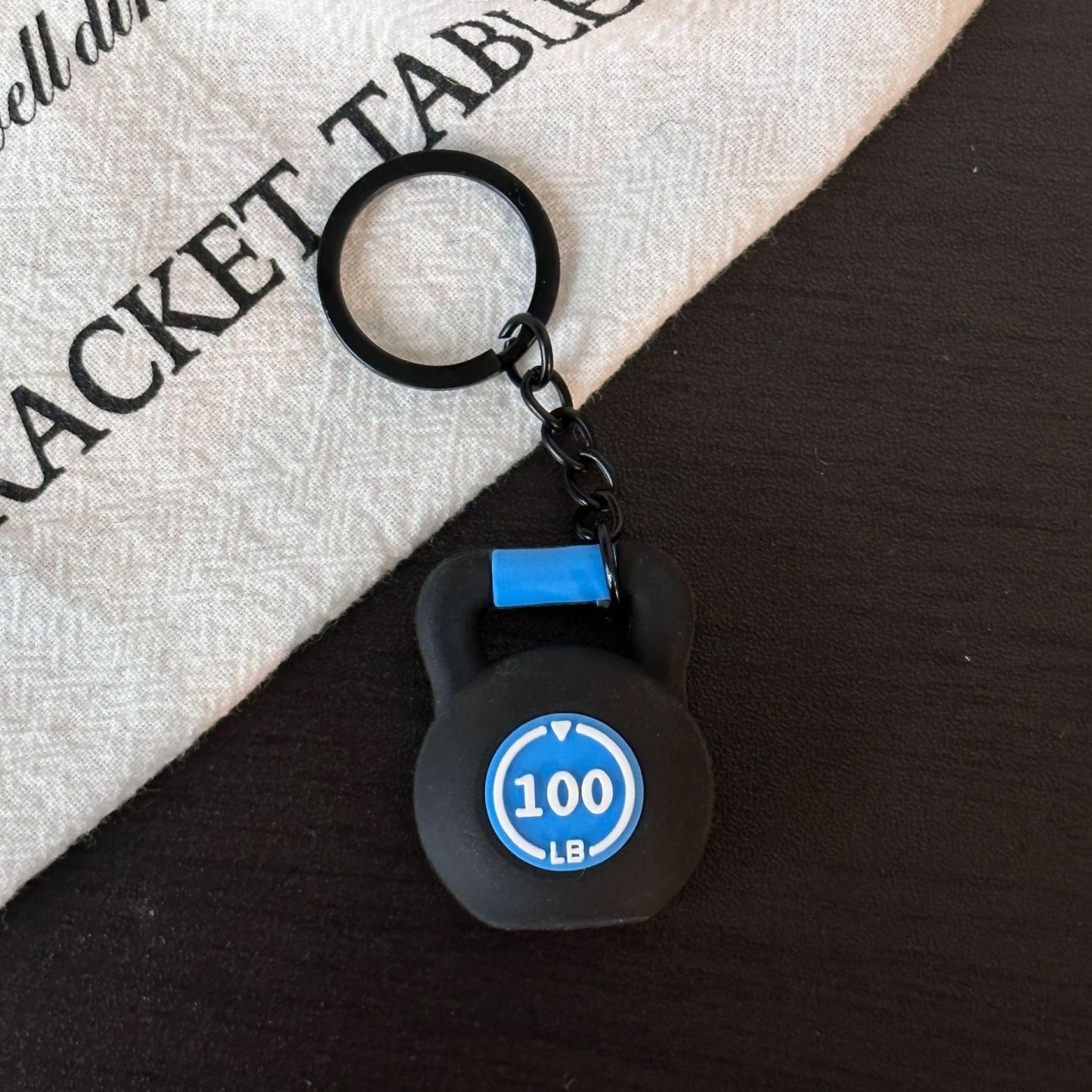 Fitness Equipment Rubber Keychain Accessories Equipment Pendant Mini Barbell/Water Cup/Kettlebell/Weight Plate Backpack Keychain