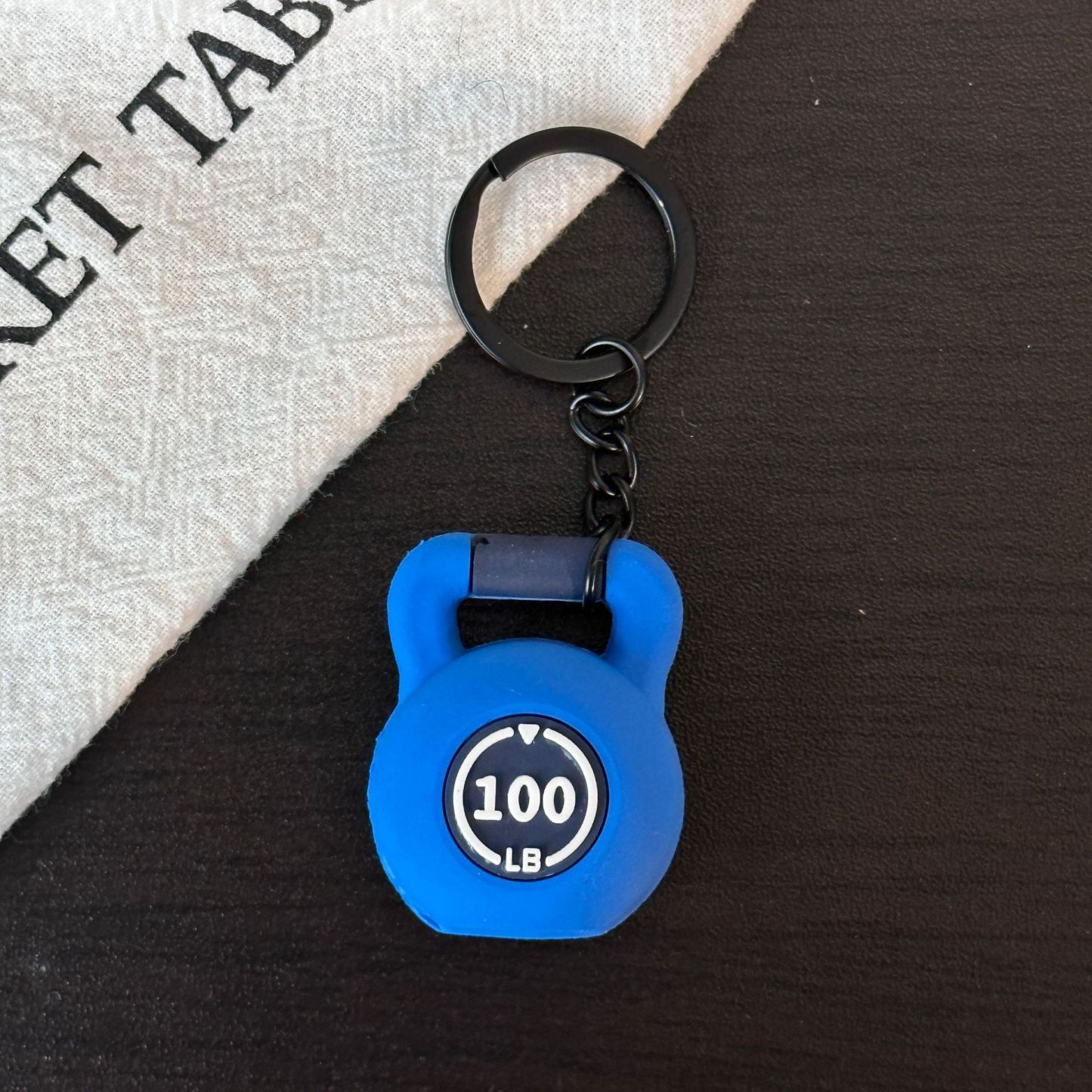 Fitness Equipment Rubber Keychain Accessories Equipment Pendant Mini Barbell/Water Cup/Kettlebell/Weight Plate Backpack Keychain