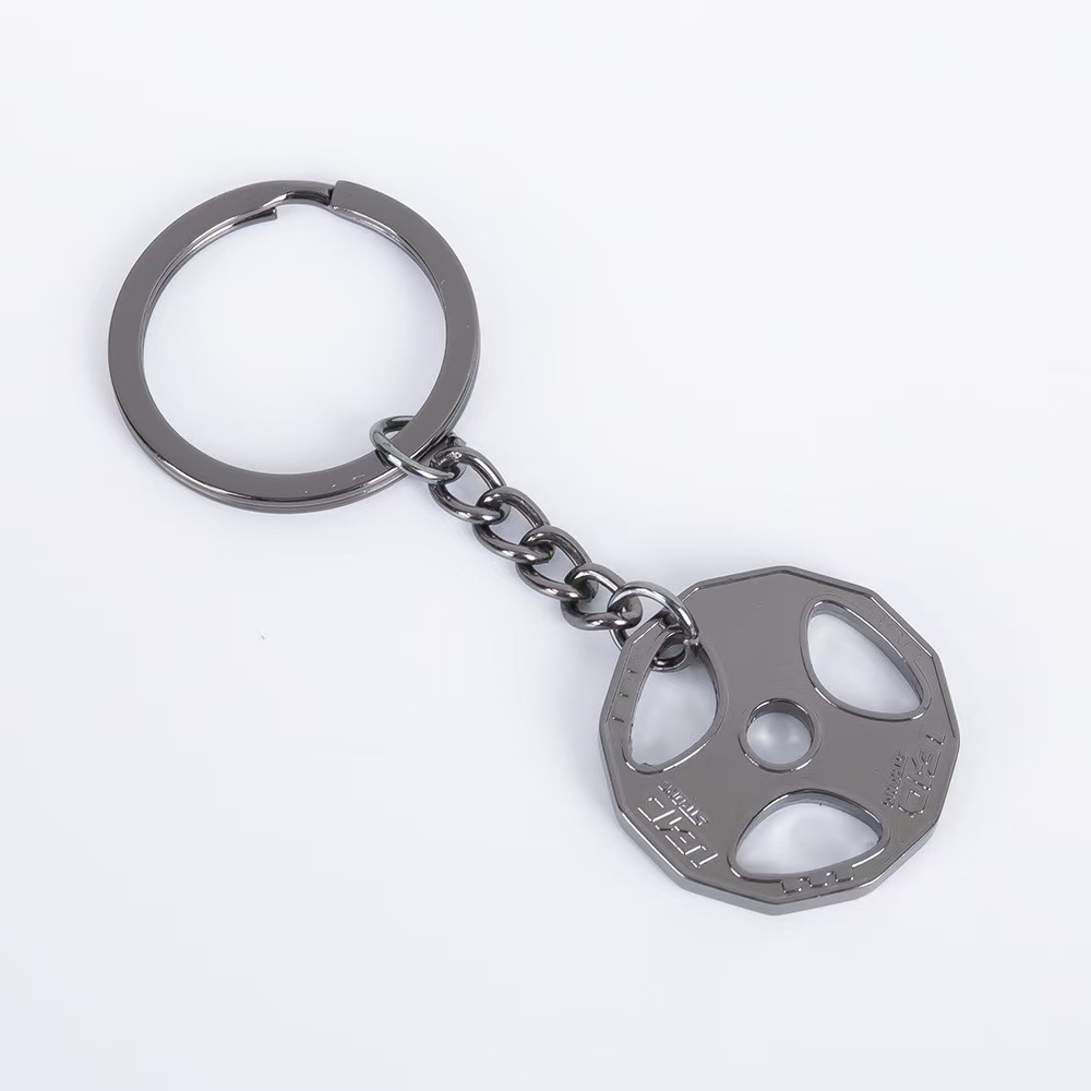 Dumbbell Metal Keychain Accessories Equipment Kettlebells Dumbbells Boxing Pendant Mini Fitness Keychain - soufeelus