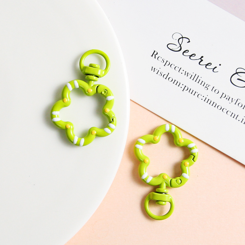 Green Flower Key Ring - soufeelus