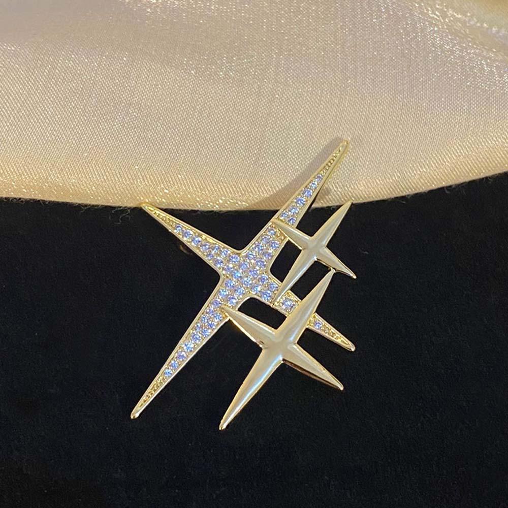 Star brooch Sweater Suit Accessories Wild Gifts For Her - soufeelus
