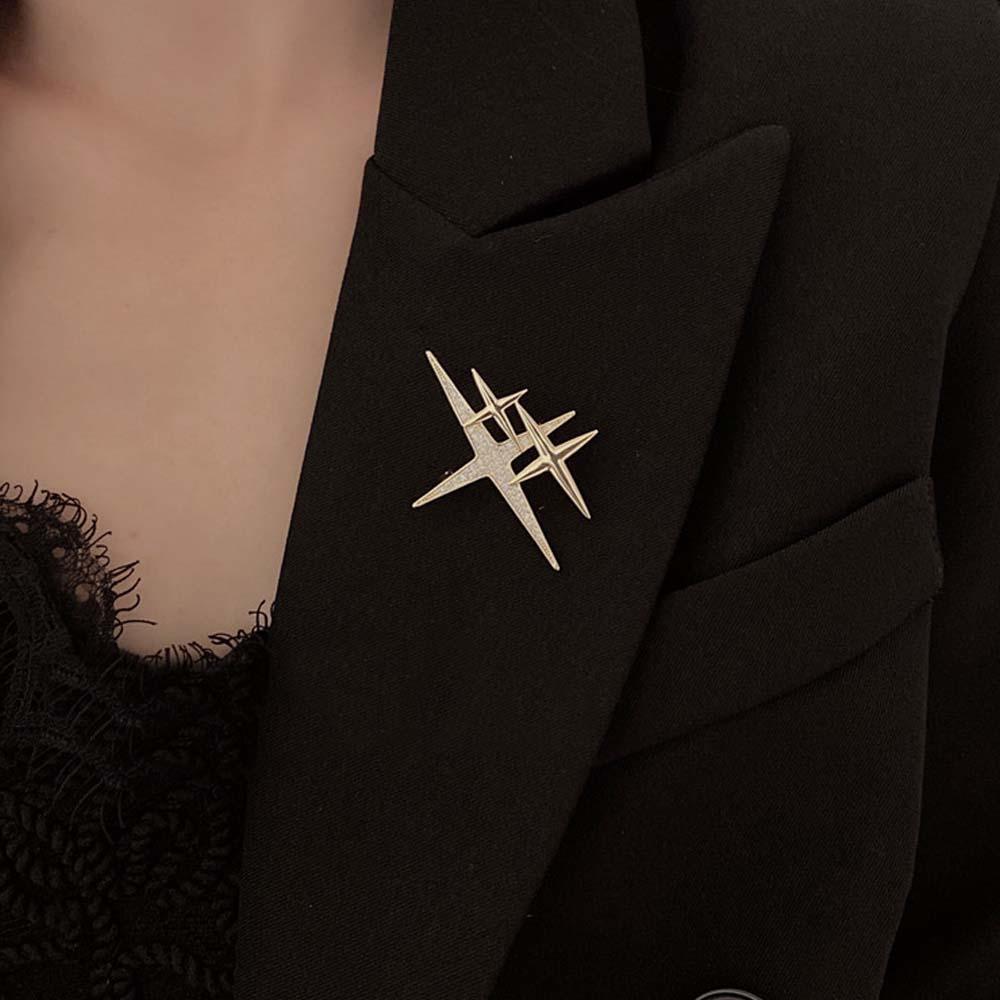 Star brooch Sweater Suit Accessories Wild Gifts For Her - soufeelus