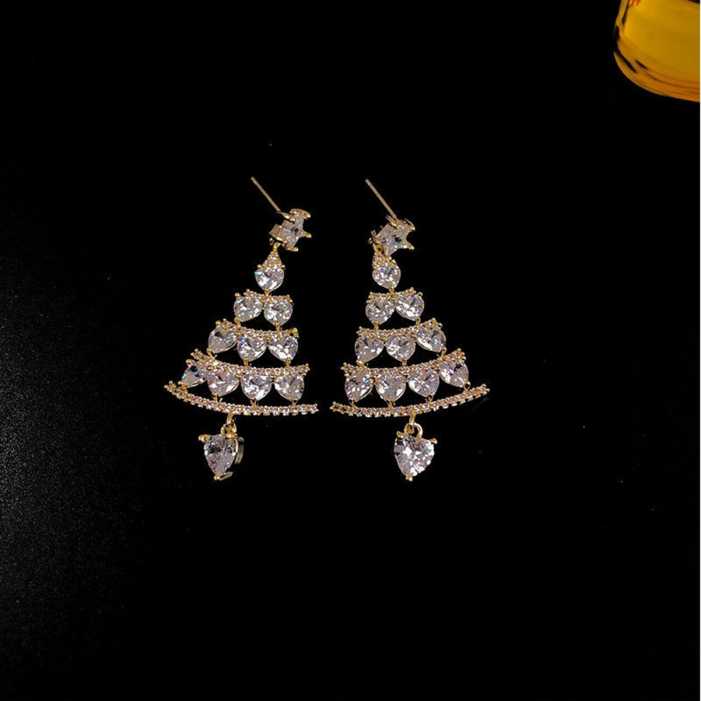 Christmas Tree Earrings Christmas Jewelry Studs Various Styles Gifts For Her Christmas Gifts