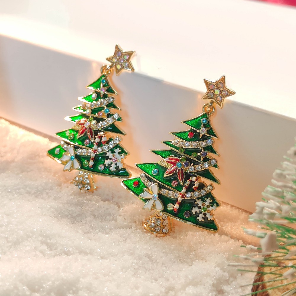 Christmas Tree Earrings