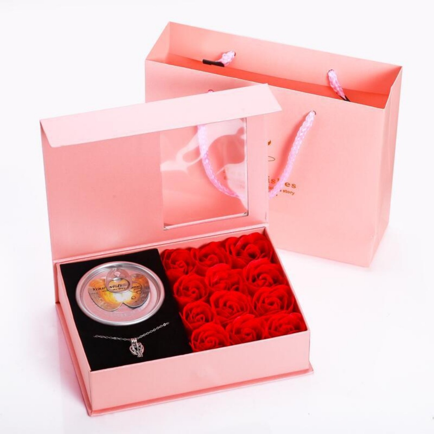 Pearl Necklace Pearl Rose Gift Box Oyster Self-opening Blind Box Surprise Gift