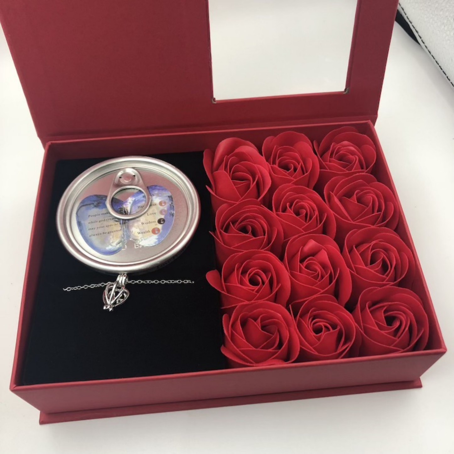 Pearl Necklace Pearl Rose Gift Box Oyster Self-opening Blind Box Surprise Gift