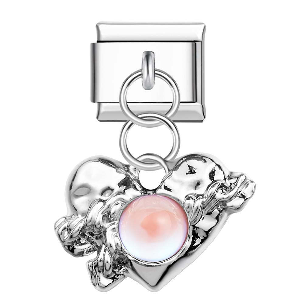Bow Tie Love Italian Charm For Italian Charm Bracelets Composable Link - soufeelus