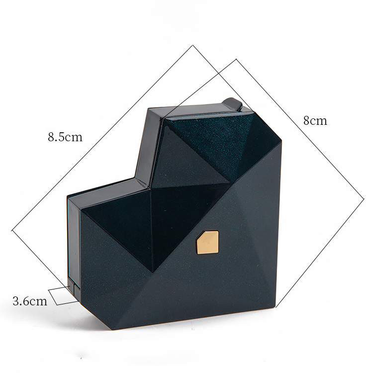 Heart Ring Box with Heart Promise Ring Open Adjustable Ring Multicolor Gift For Lover For Her