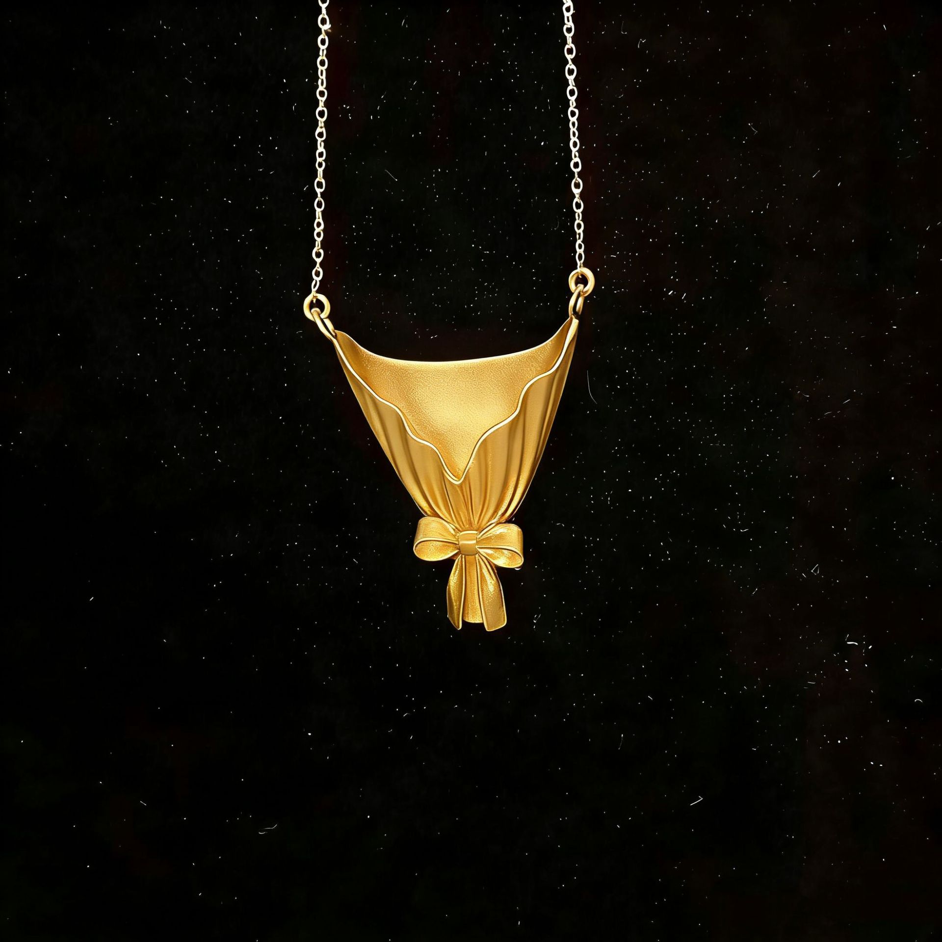 DIY Flower Holder Necklace Unique Handmade Jewelry Flower Bouquet Brooch Wearable Flower Bouquet Clip Gift for Her