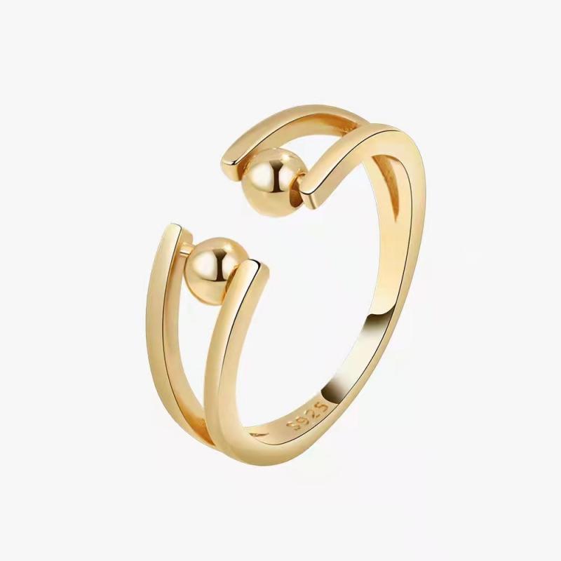 Rotating Ring Relieving Anxiety Adjustable Spinner Ring Jewelry Gift for Women Men - soufeelus