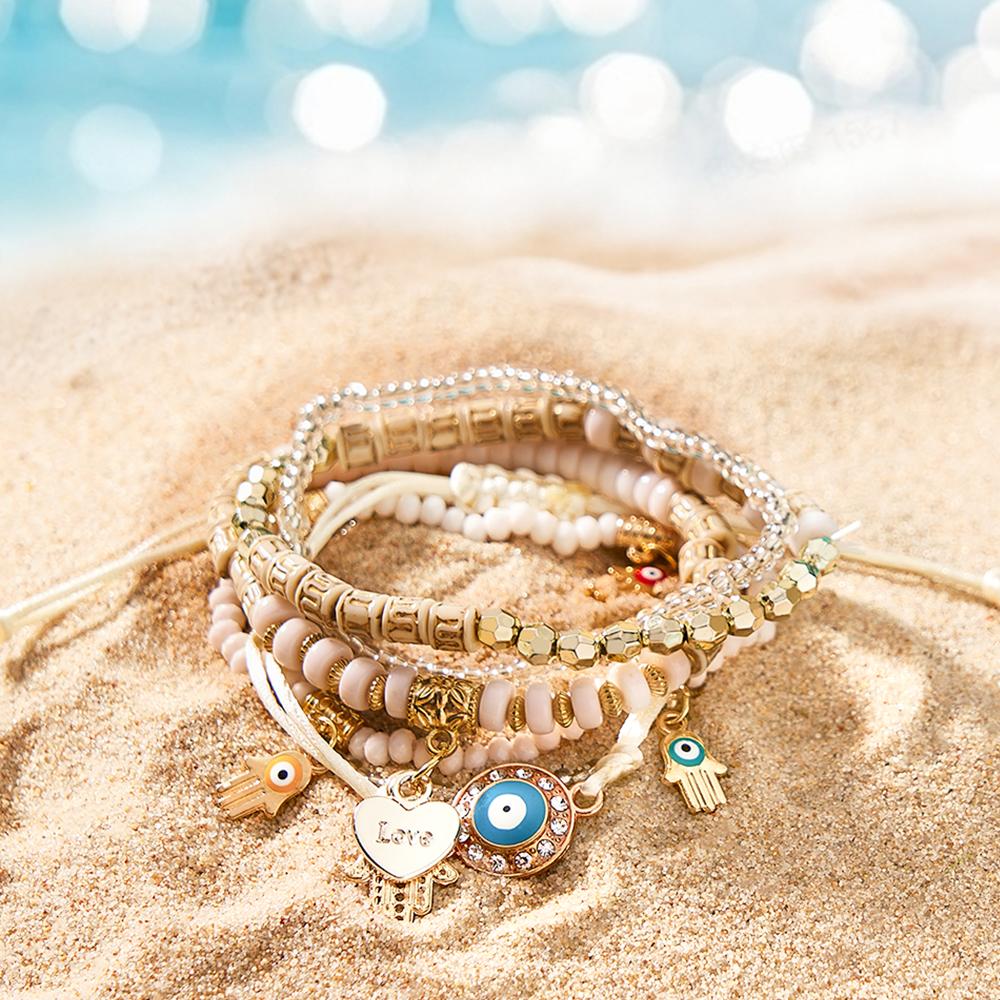 Bohemia Style Stacking Bracelets Special Summer Gifts - soufeelus
