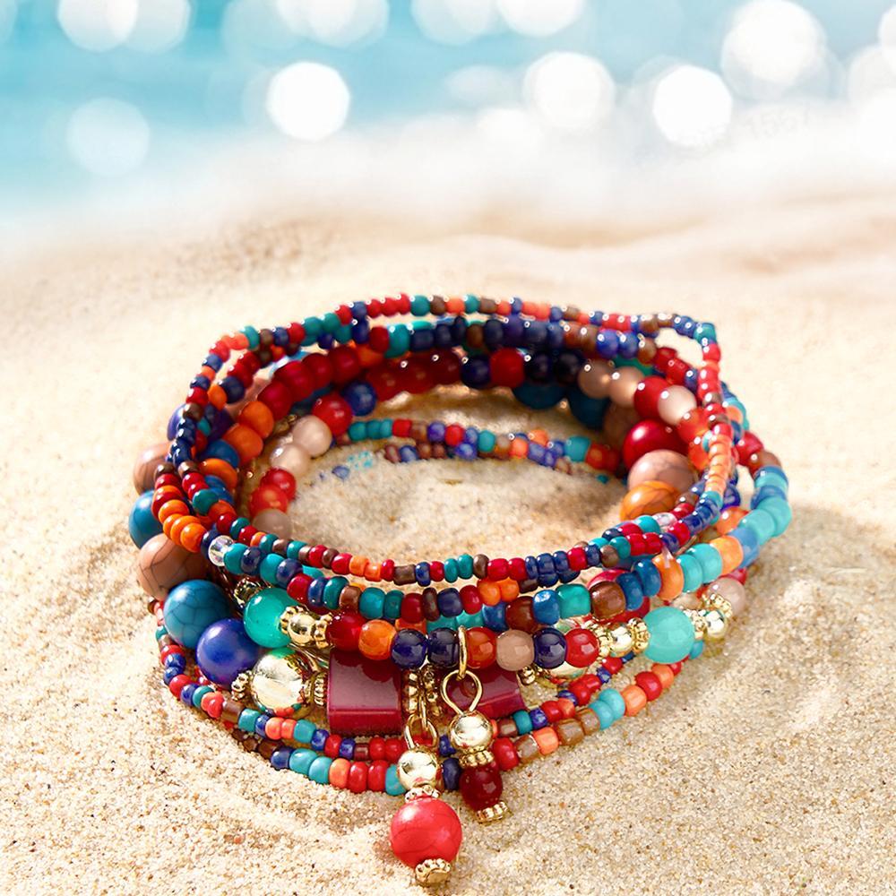 Unique Stacking Bracelets Bohemia Fashion Gifts for Girl - soufeelus