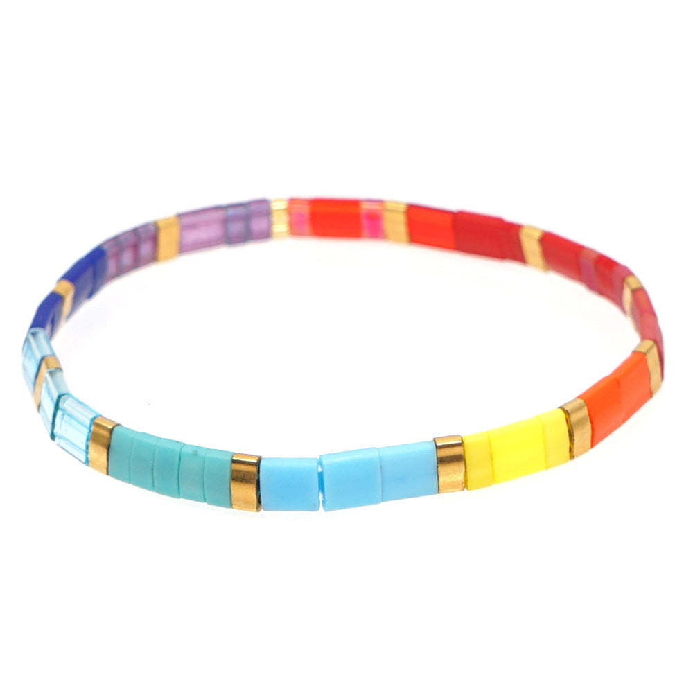 Tila Bead Bracelet Set Colorful Bracelet for Loved - soufeelus
