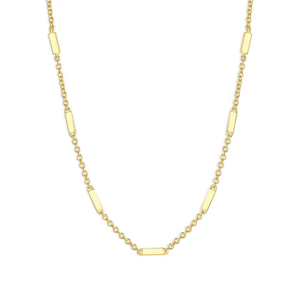 Gold Classic Necklace Minimalist Chain Dainty and Thin Necklace Gift For Women - soufeelus