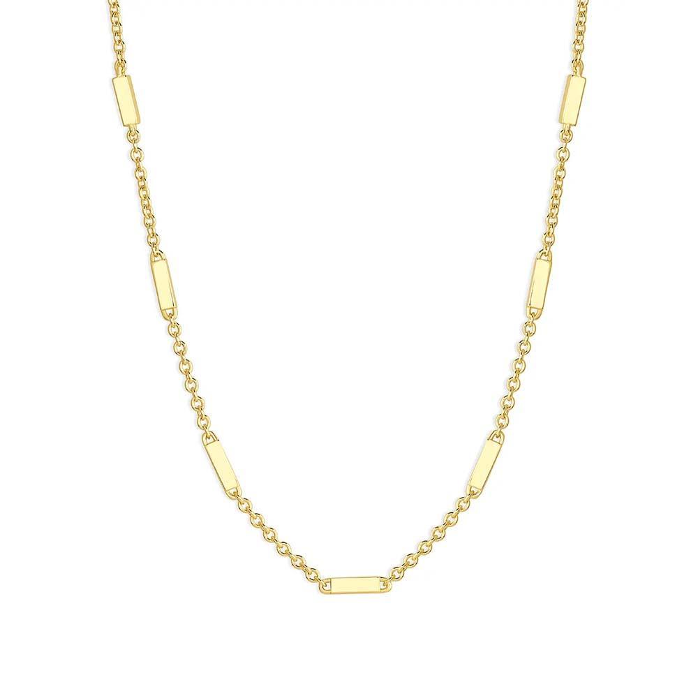 Gold Classic Necklace Minimalist Chain Dainty and Thin Necklace Gift For Women - soufeelus