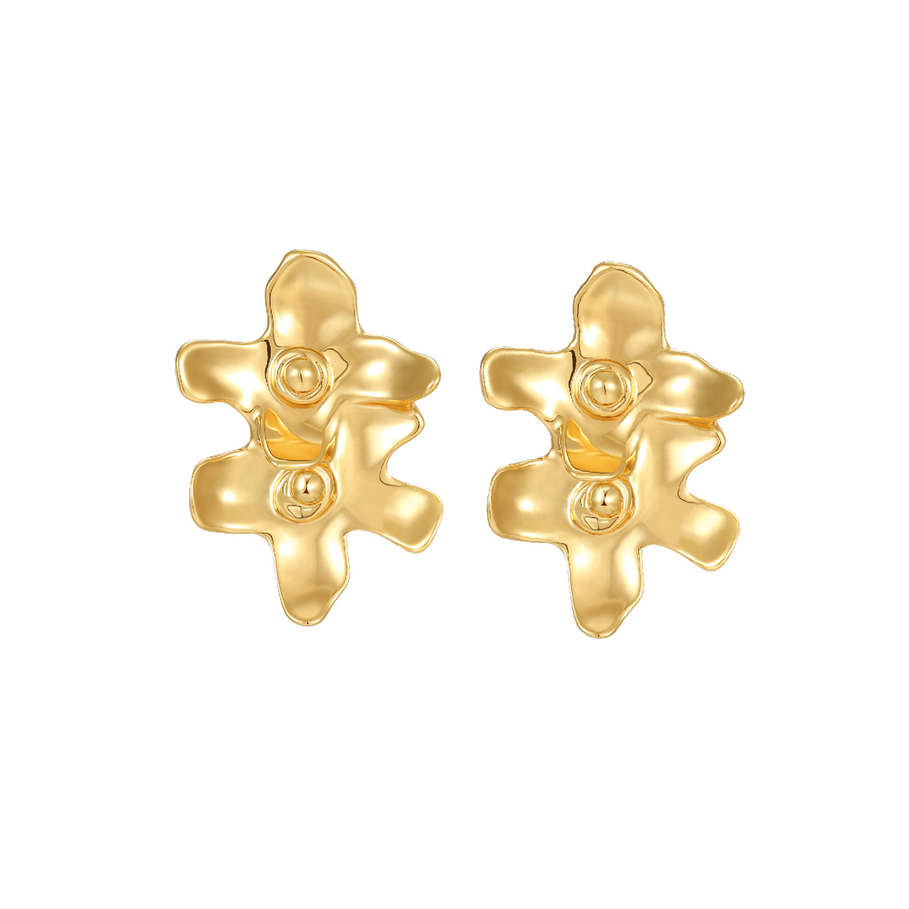 Hydrangea Collection Bifloral Small Earrings