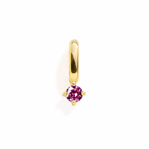 AMETHYST CHARM - GOLD