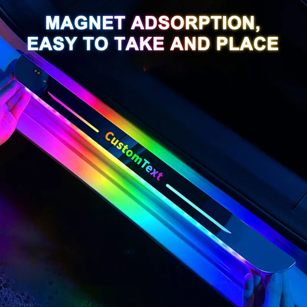 Custom Led Door Light Personalized Glow Custom Car Decoration