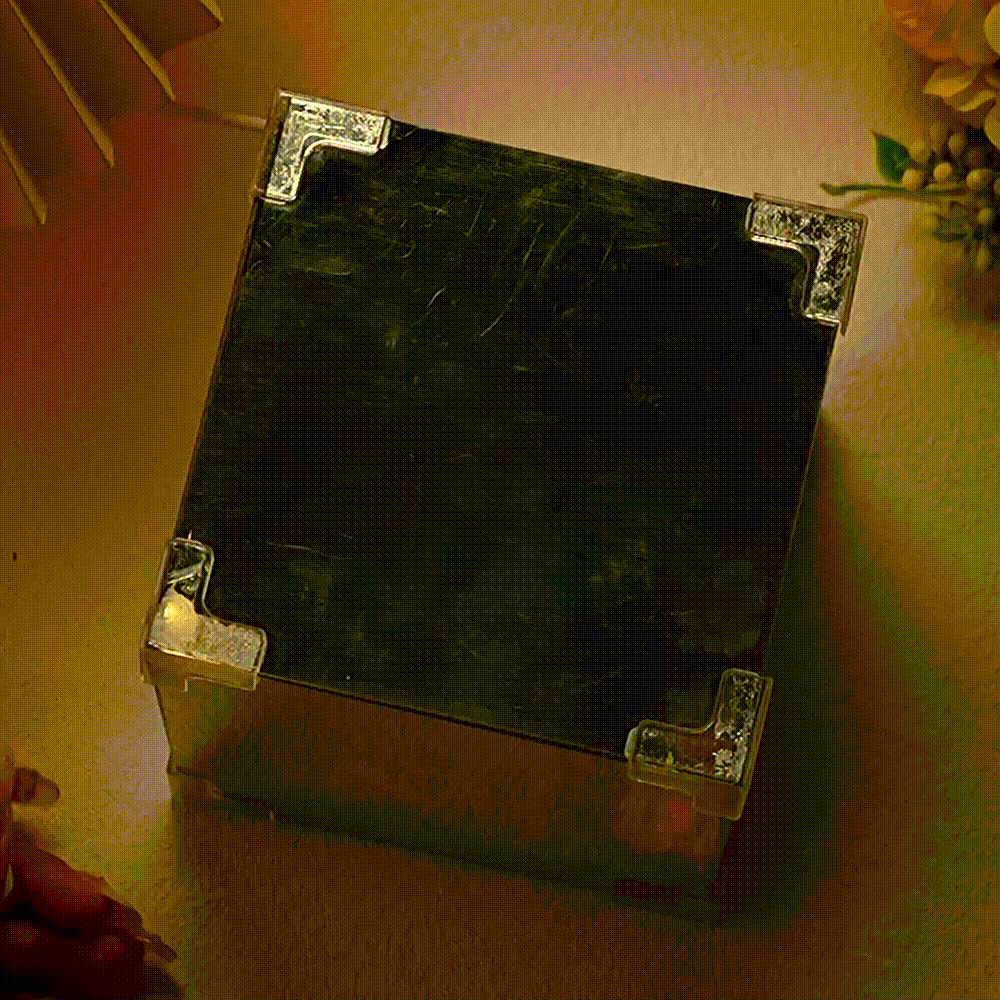 Customized Photo Butterfly Flower Sea Mirror Lamp Personalized DIY Set Flower Sea Gift For Lover