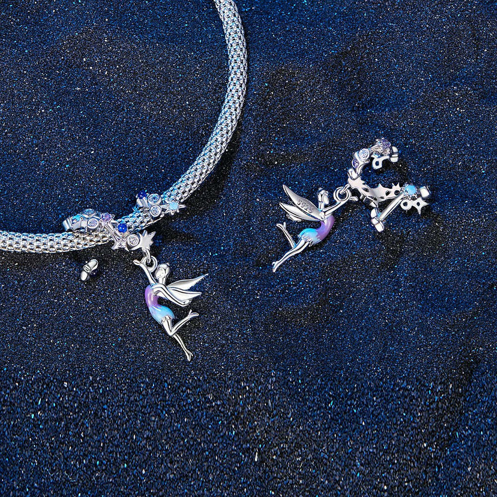 day and night elf charm 925 sterling silver xs1976