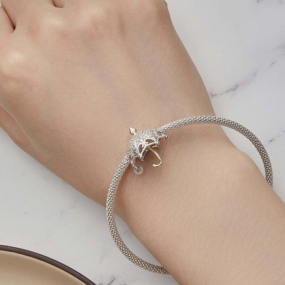 pearl parasol charm 925 sterling silver xs1979
